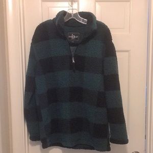 Boxercraft Green Buffalo Plaid Sherpa